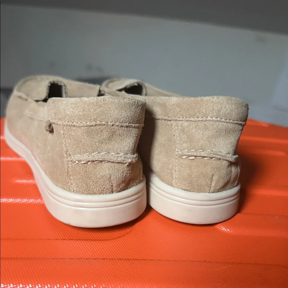 Zara Beige Suede Men's Slip-Ons